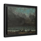 Courbet, Gustave - The Sea (1865) - Matte Canvas, Framed