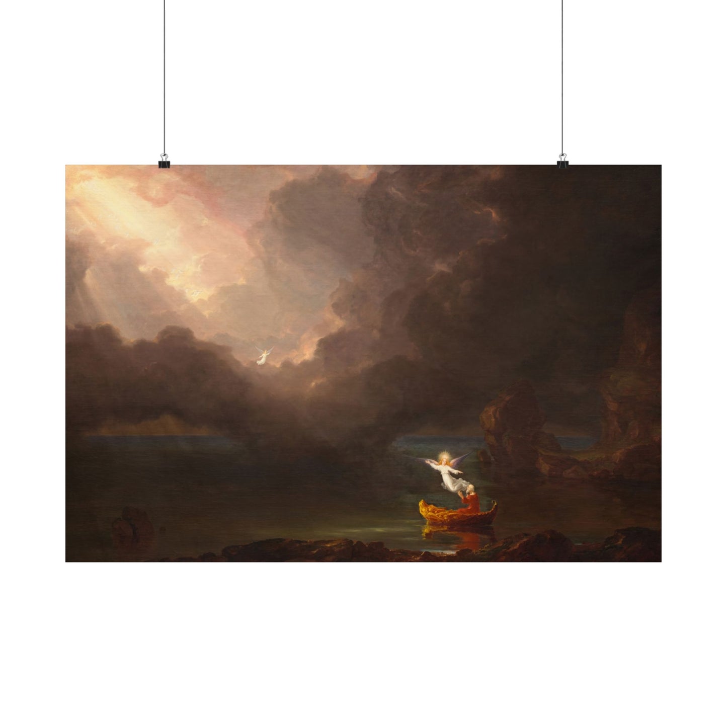 Cole. Thomas - The Voyage of Life: Old Age (1842) - Satin Posters