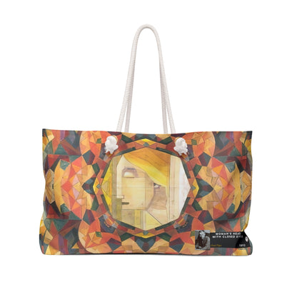 Filiger, Charles - Woman’s Head with Closed Eyes (1893) - Weekender Bag