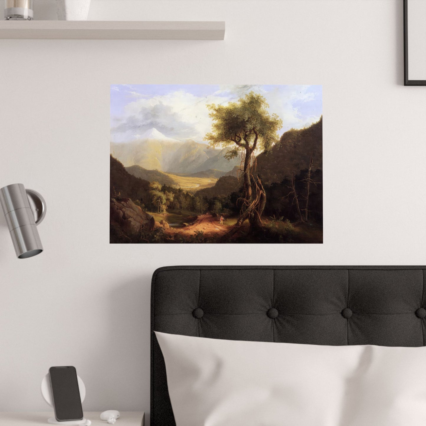 Cole. Thomas - View in the White Mountains (1827)- Satin Posters