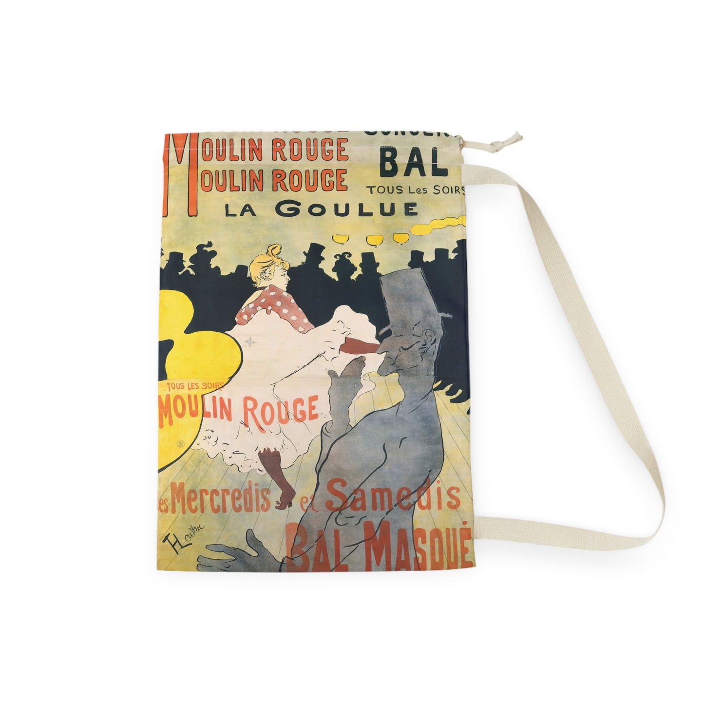 Toulouse-Lautrec, Henri - Moulin Rouge - La Goulue (1891) - Laundry Bag