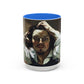 Courbet, Gustave - The Desperate Man (1843) - Colorful Accent Mugs