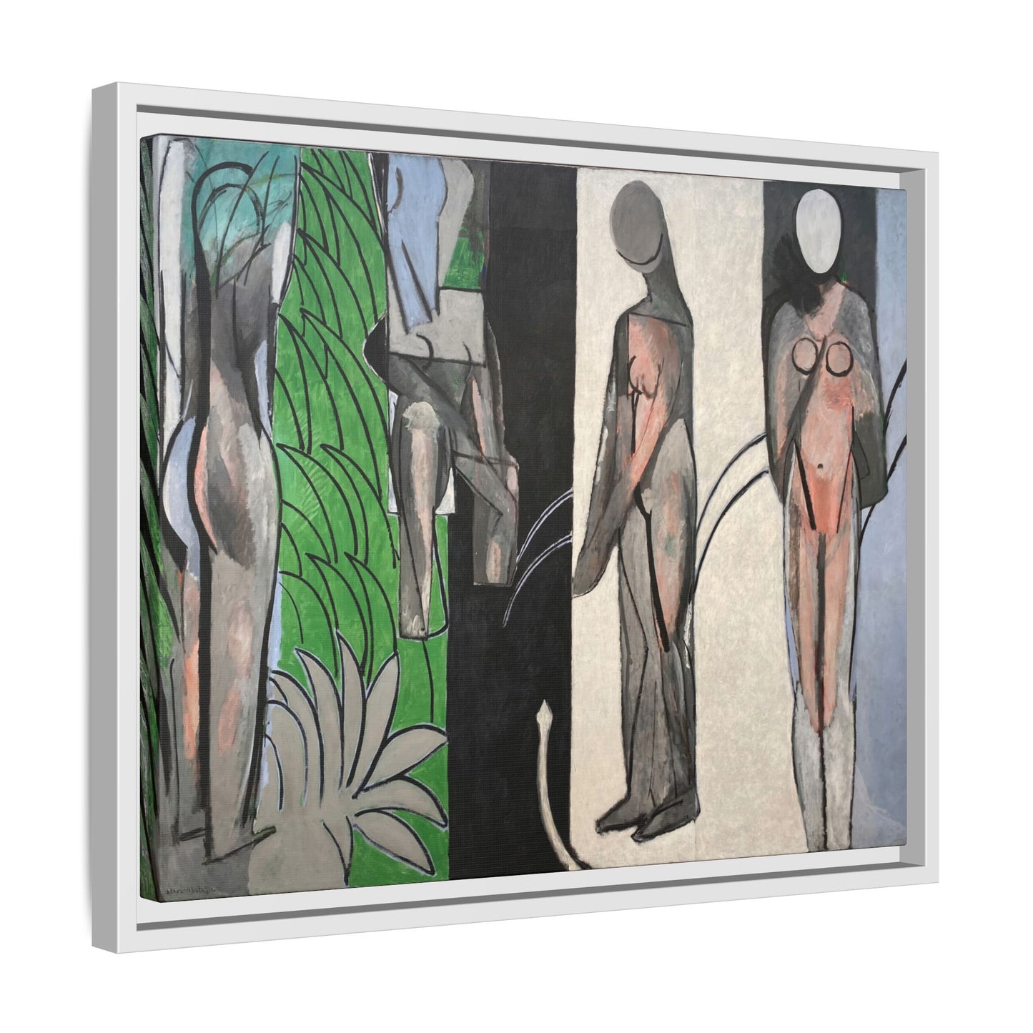 Matisse, Henri - Bathers by a River (1917) - Matte Canvas, Framed