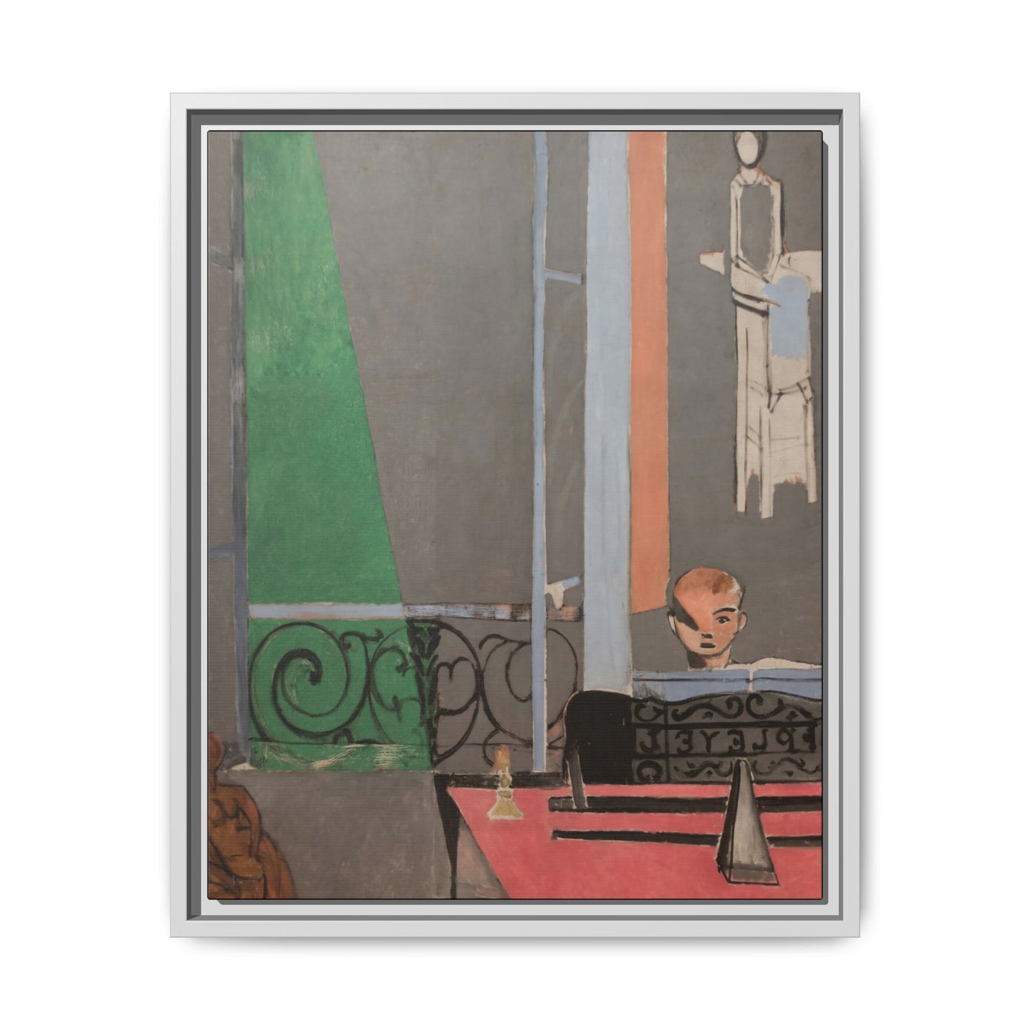 Matisse, Henri - Piano Lesson (1916) - Matte Canvas, Framed