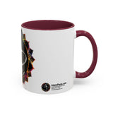 AdamPacio.com - Black Logo - Colorful Accent Mugs