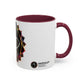 AdamPacio.com - Black Logo - Colorful Accent Mugs