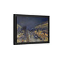 Pissarro, Camille - The Boulevard Montmartre At Night (1897) - Matte Canvas, Framed