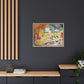 Matisse, Henri - The Joy of Life (1905) - Matte Canvas, Framed