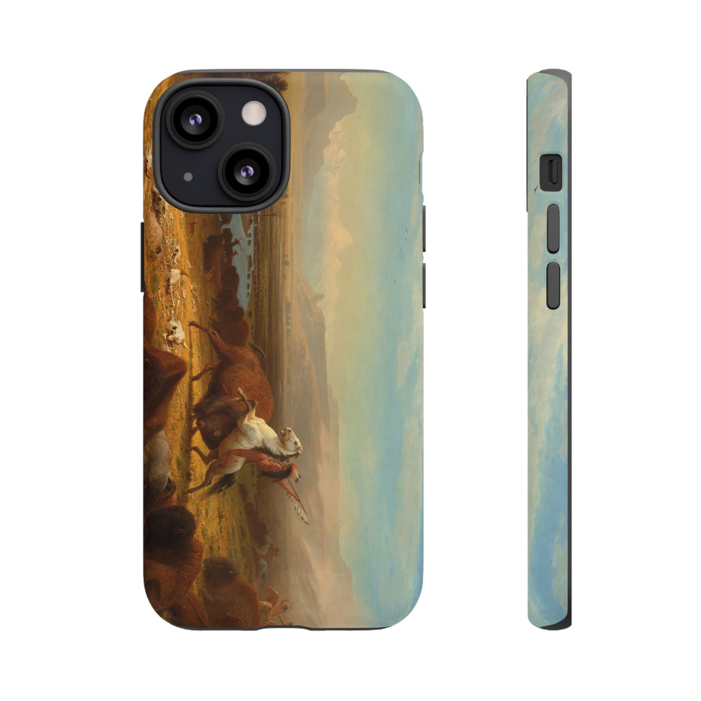 Bierstadt, Albert - The Last of the Buffalo  (1888) - Tough Phone Cases