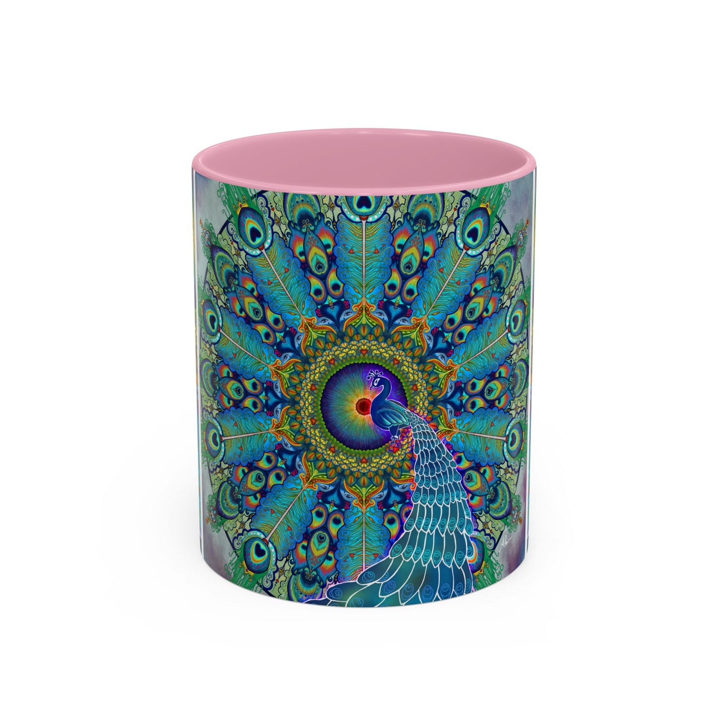 Pacio, Adam - Melek Taus Mandala - Colorful Accent Mugs