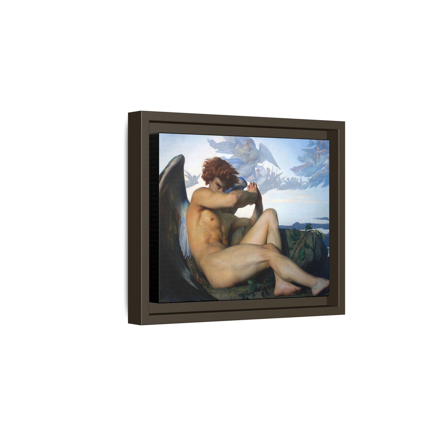 Cabanel, Alexandre - The Fallen Angel (1847) - Matte Canvas, Framed