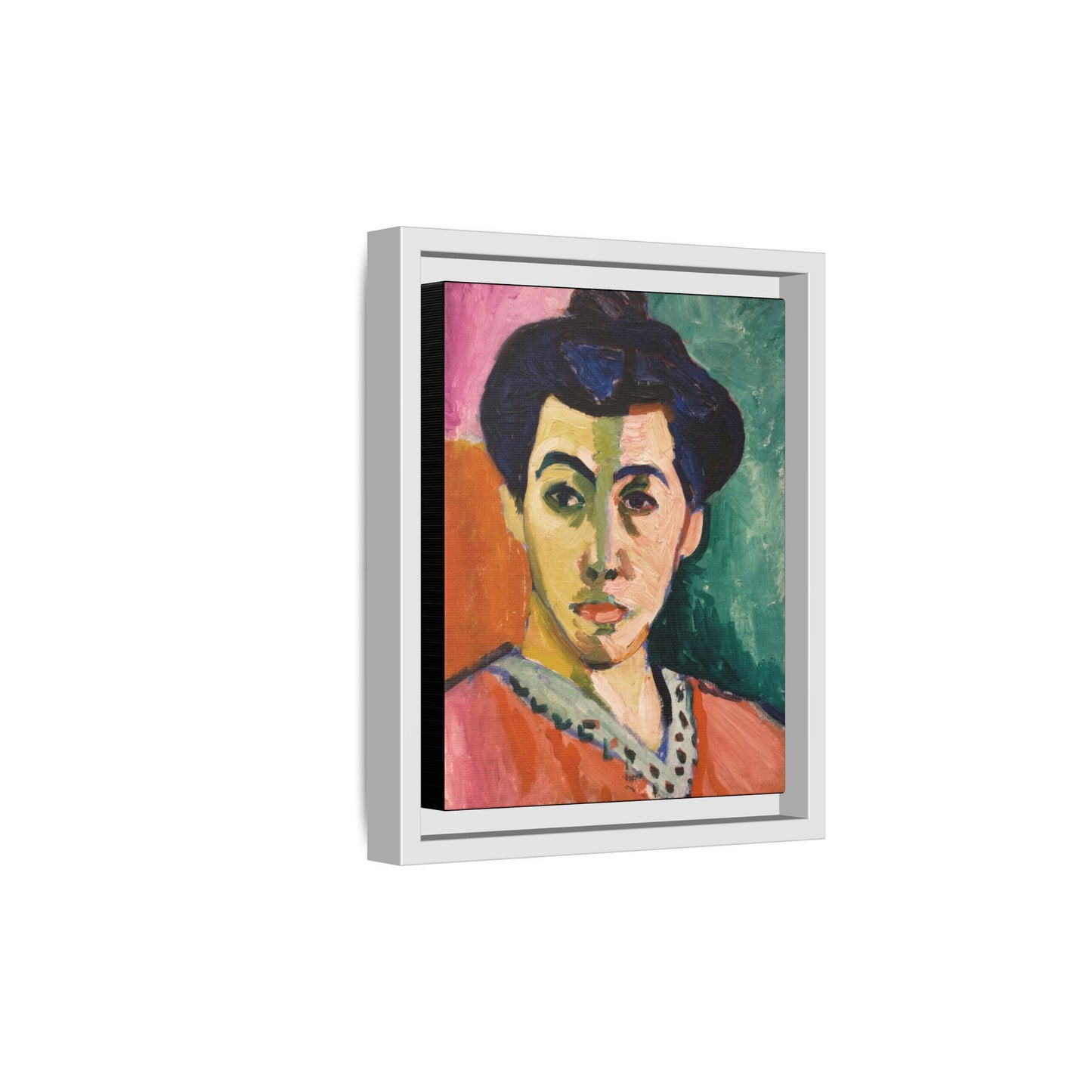 Matisse, Henri - The Green Stripe (1905) - Matte Canvas, Framed
