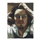 Courbet, Gustave - The Desperate Man (1843) - Microfiber Duvet Cover