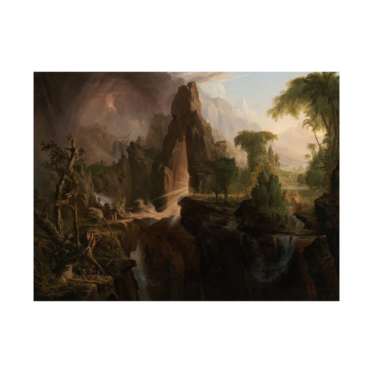 Cole. Thomas - View of Fort Putnam (1825) - Satin Posters