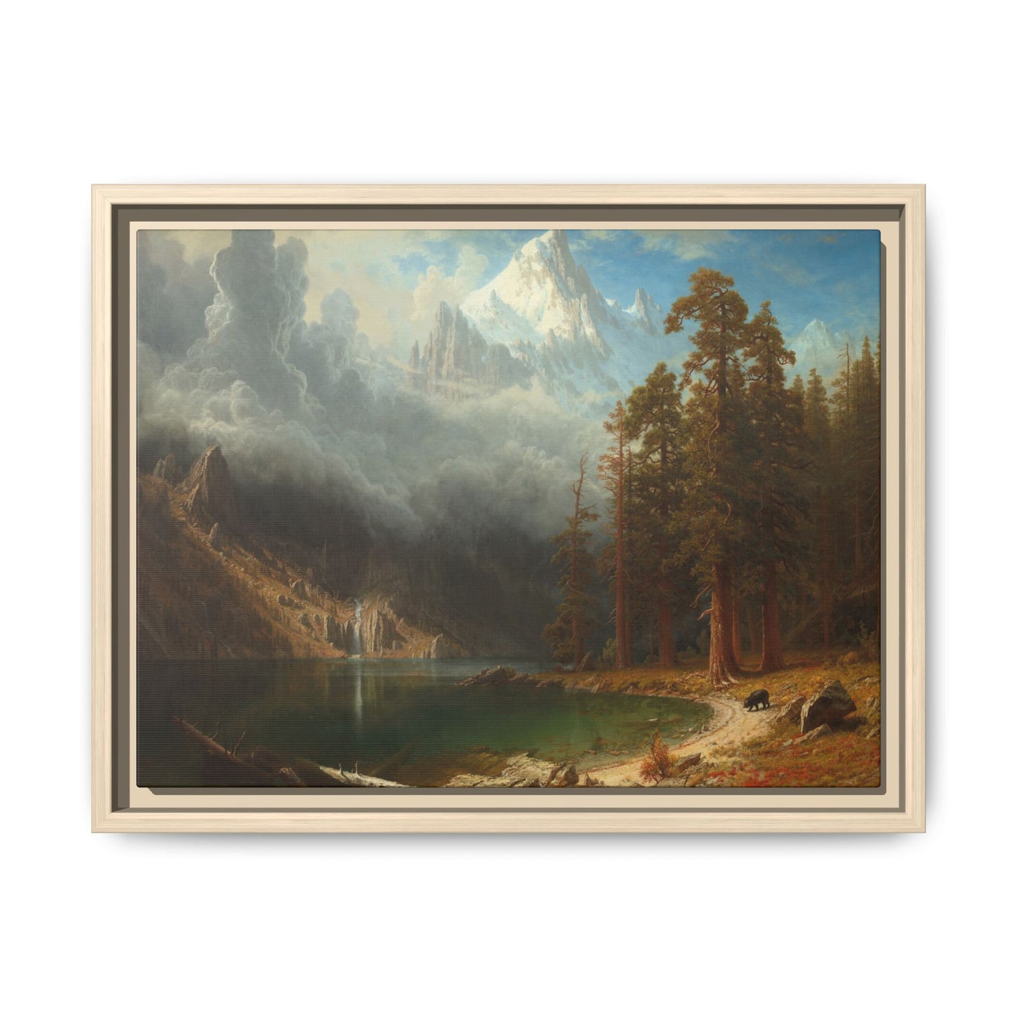 Bierstadt, Albert - Mount Corcoran (1877) - Matte Canvas, Framed