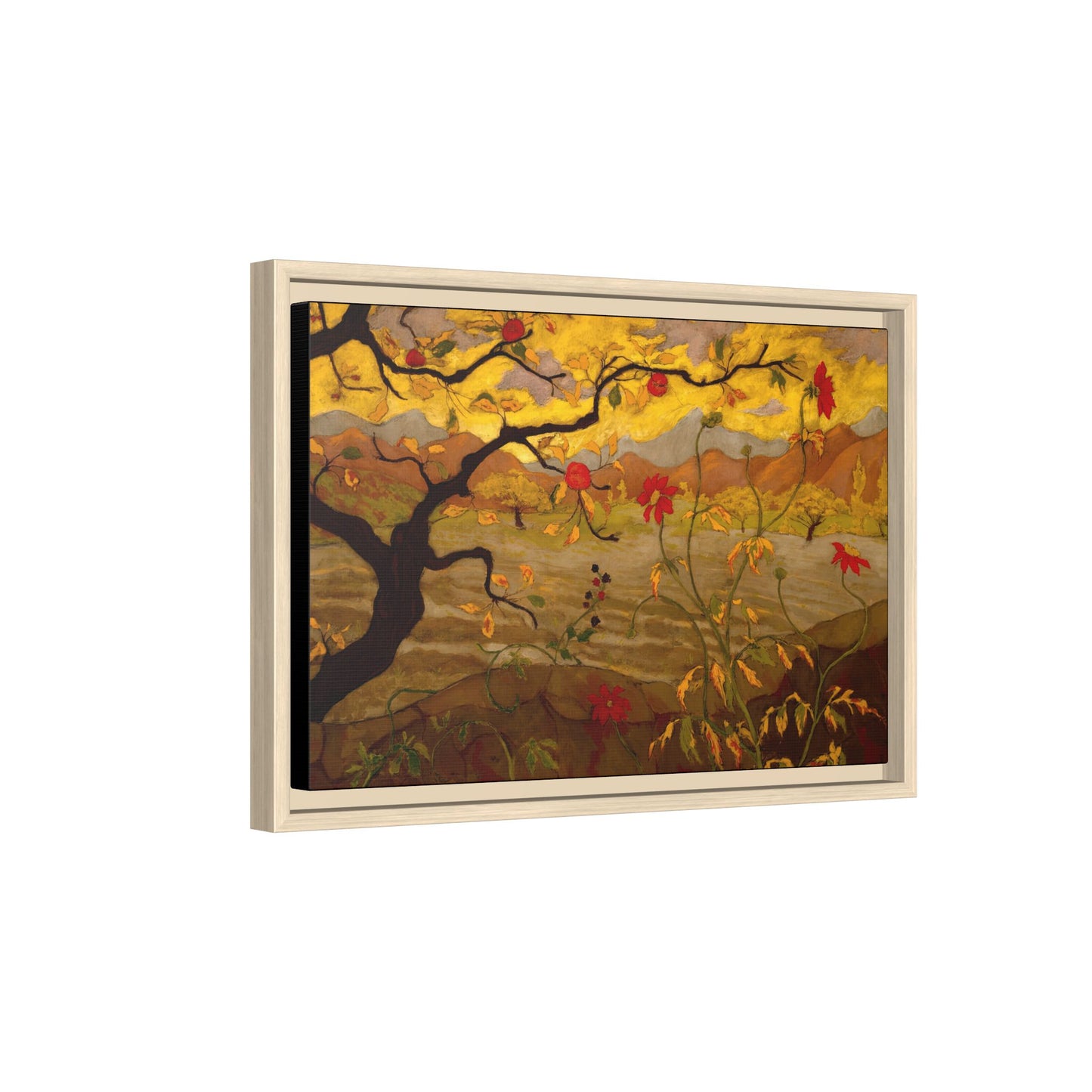 Ranson, Paul - Apple Tree with Red Fruit (1902) - Matte Canvas, Framed