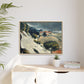 Cézanne, Paul - L’Estaque, Melting Snow (1870) - Matte Canvas, Framed