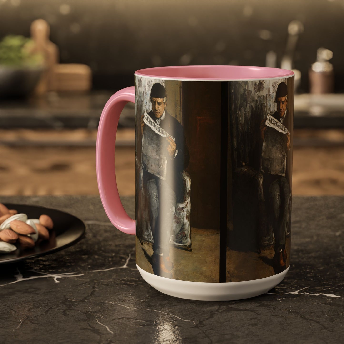 Cézanne, Paul - The Artist’s Father (1866) - Colorful Accent Mugs