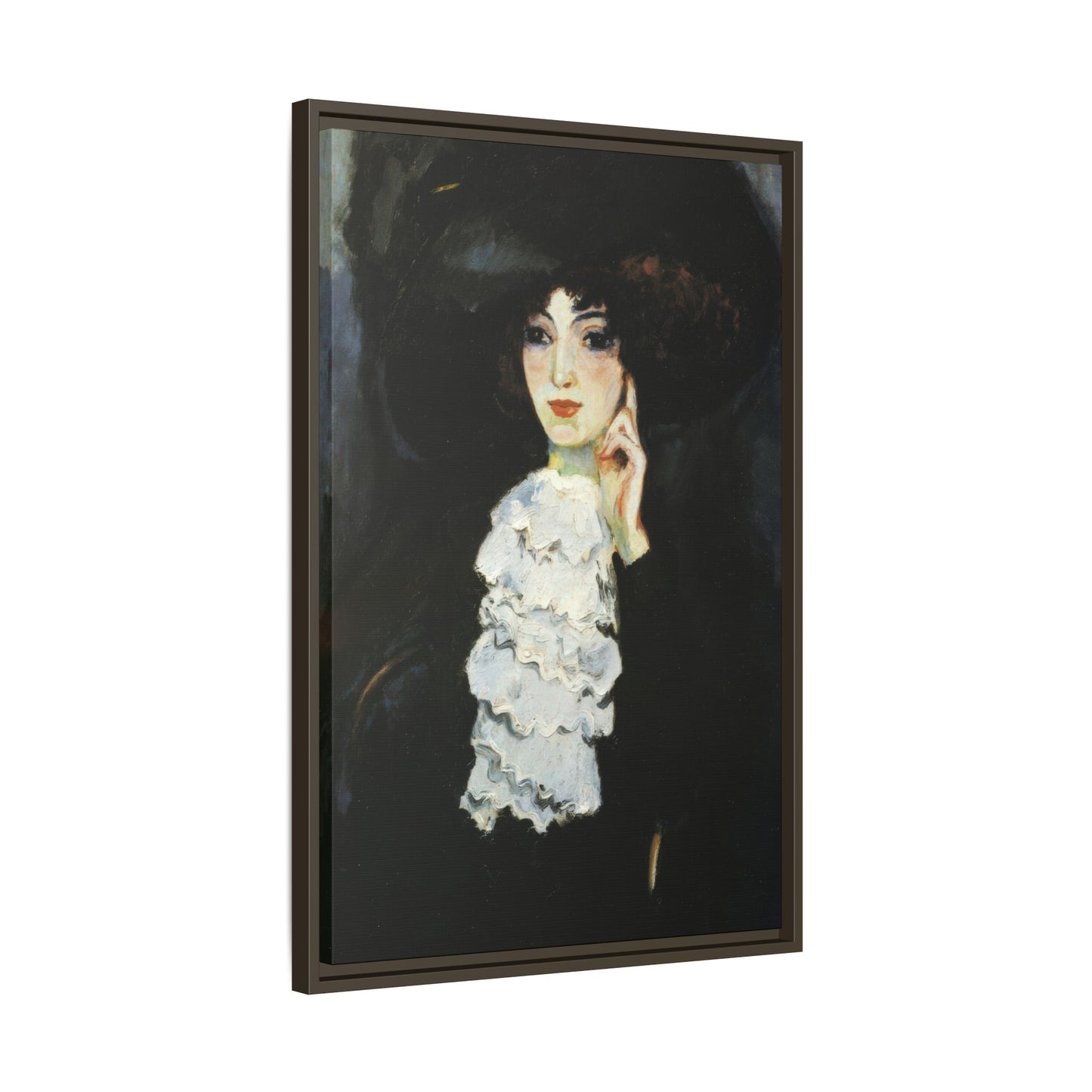 Van Dongen, Kees - Woman with Frill (1905) - Matte Canvas, Framed