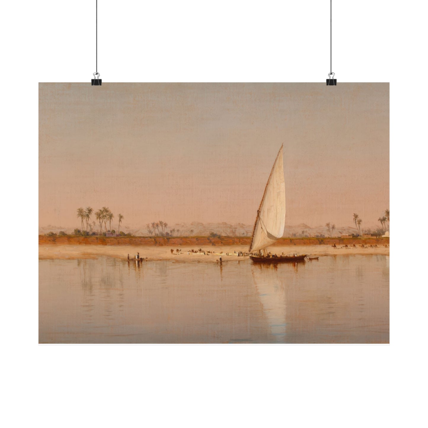 Gifford, Sanford Robinson - On the Nile (1872) - Satin Posters