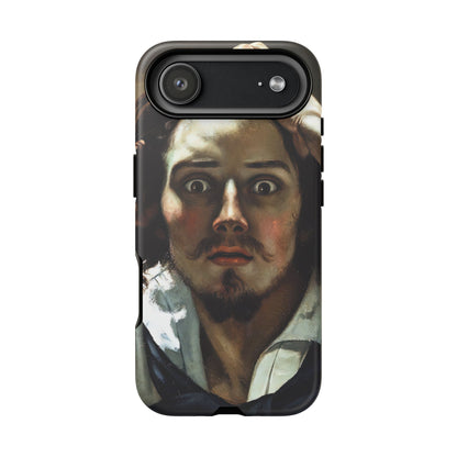 Courbet, Gustave - The Desperate Man (1843) - Tough Phone Cases