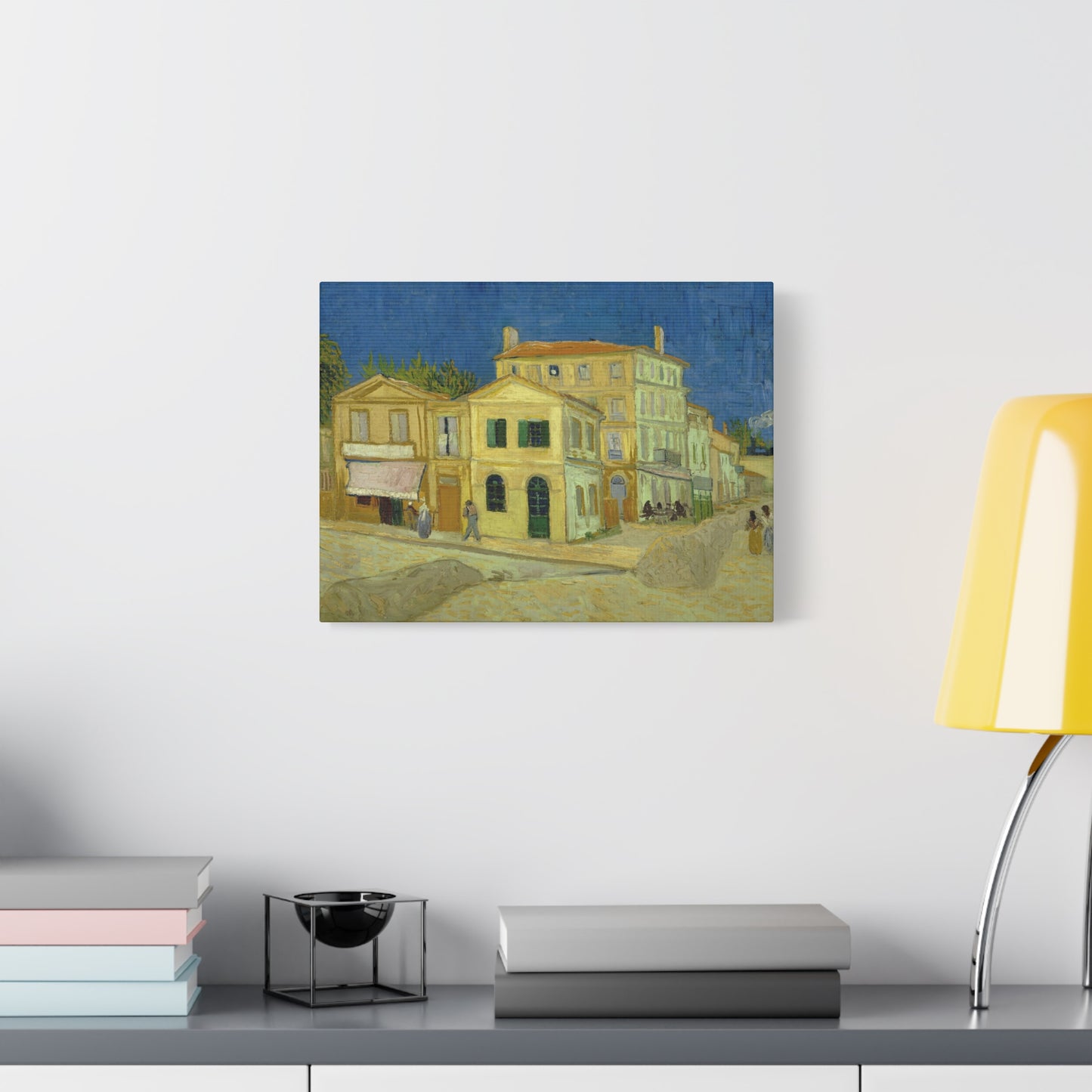 Van Gogh, Vincent - The Yellow House (1888)- Canvas Block, unframed