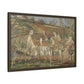 Pissarro, Camille - Red Roofs, Corner of a Village in Winter (1877) - Matte Canvas, Framed