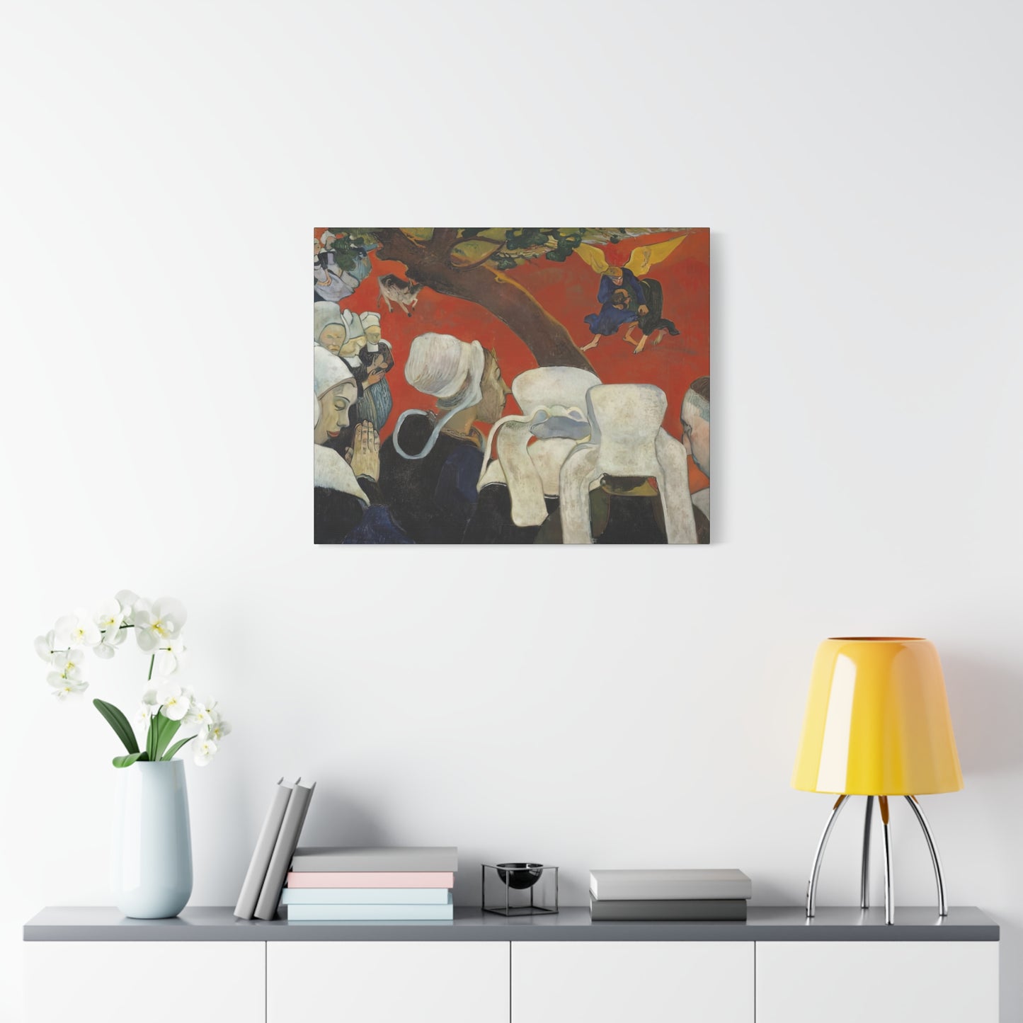 Gauguin, Paul - Vision of the Sermon (1888) - Canvas Block, unframed