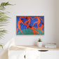 Matisse, Henri - Dance (II) (1910) - Matte Canvas, Framed