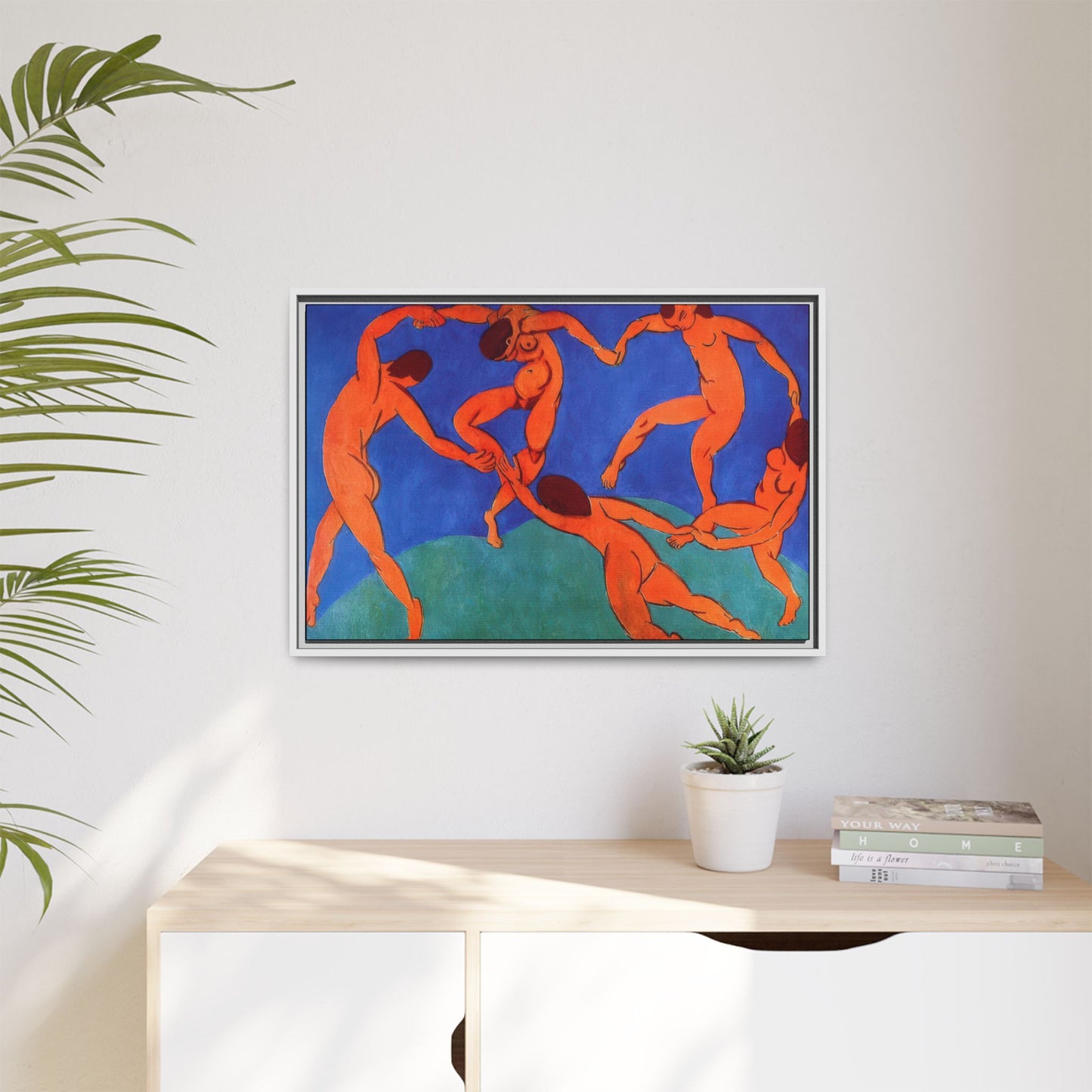 Matisse, Henri - Dance (II) (1910) - Matte Canvas, Framed