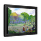 Ranson, Paul - Picking Flowers (1890) - Matte Canvas, Framed