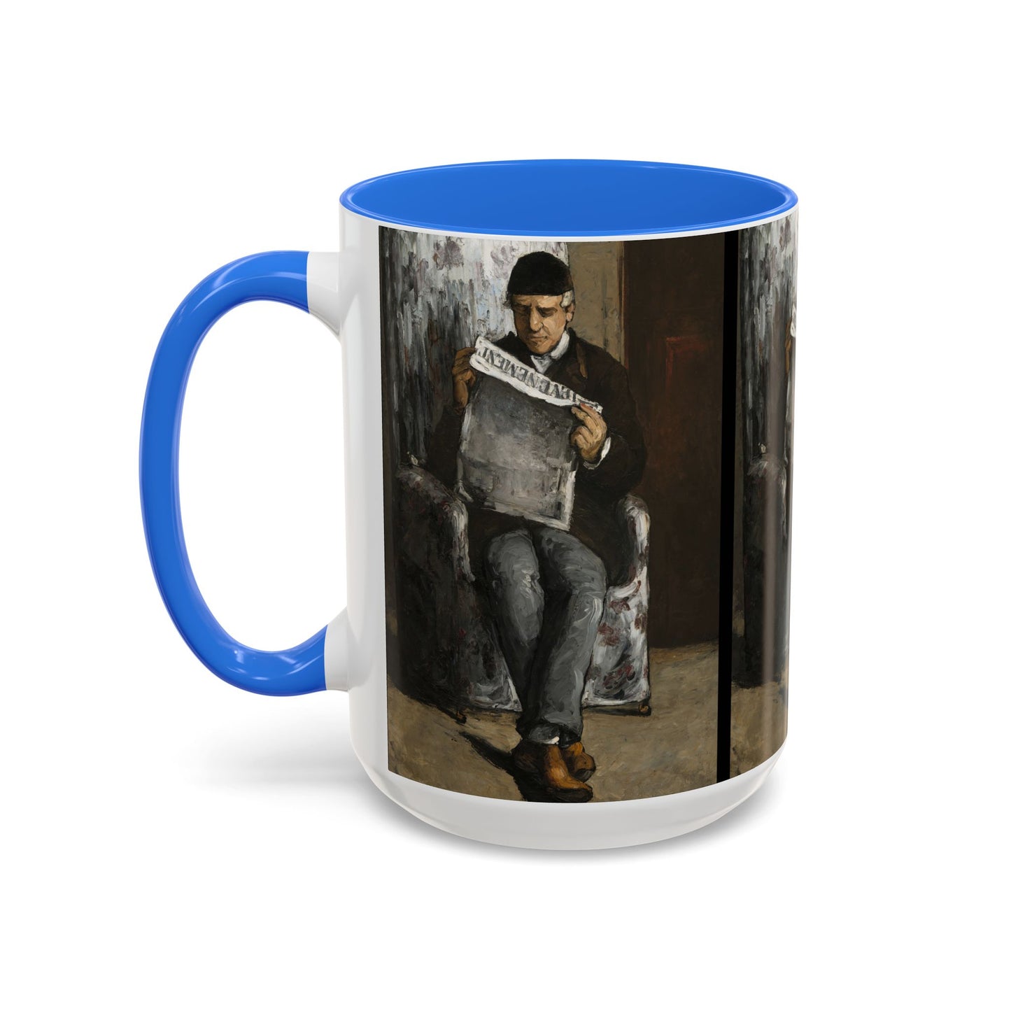 Cézanne, Paul - The Artist’s Father (1866) - Colorful Accent Mugs