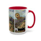 Redon, Odilon - The Cyclops (1914) - Colorful Accent Mugs