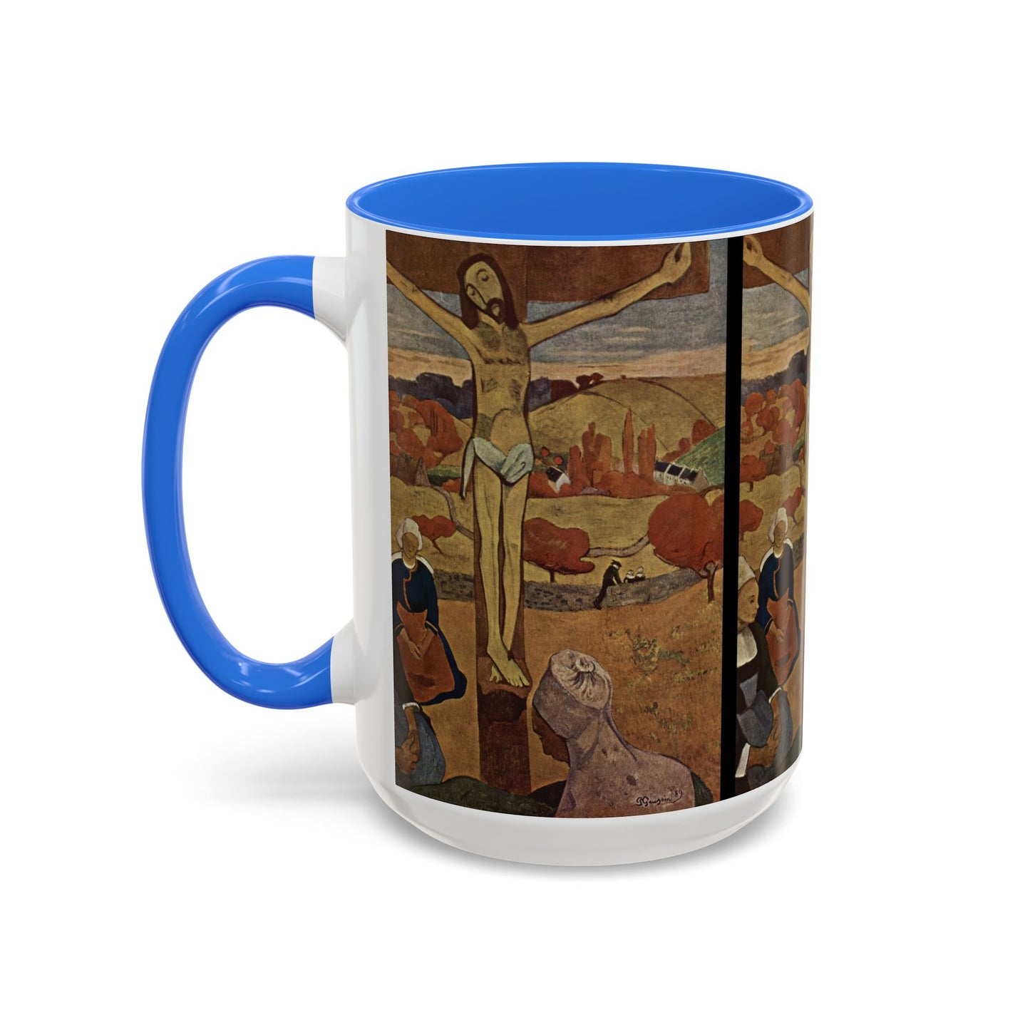 Gauguin, Paul - The Yellow Christ (1889) - Colorful Accent Mugs