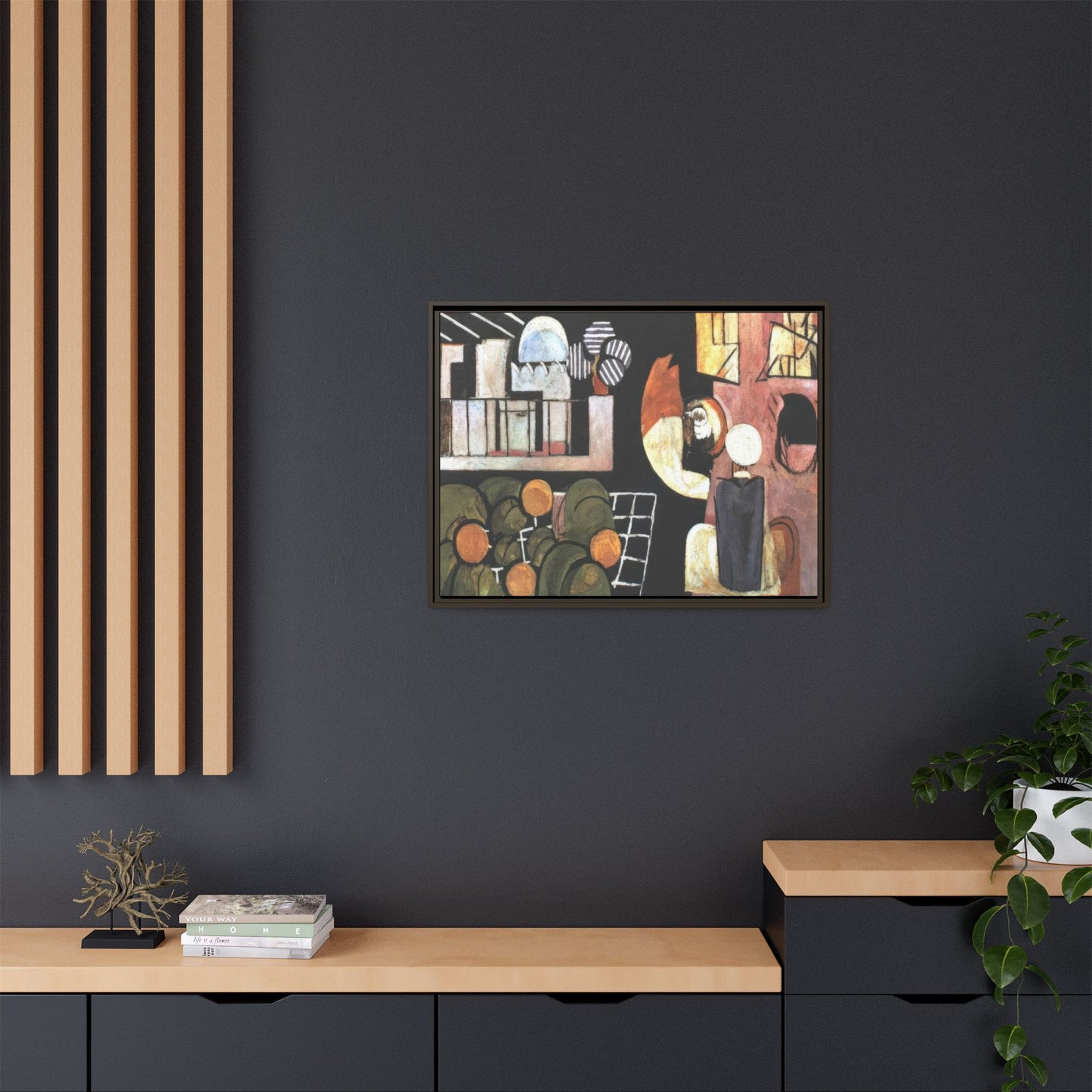 Matisse, Henri - The Moroccans (1916) - Matte Canvas, Framed
