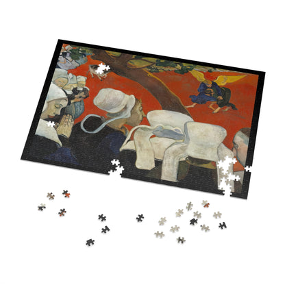 Gauguin, Paul - Vision of the Sermon (Jacob Wrestling with the Angel) (1888) - 1000pc Jigsaw Puzzle