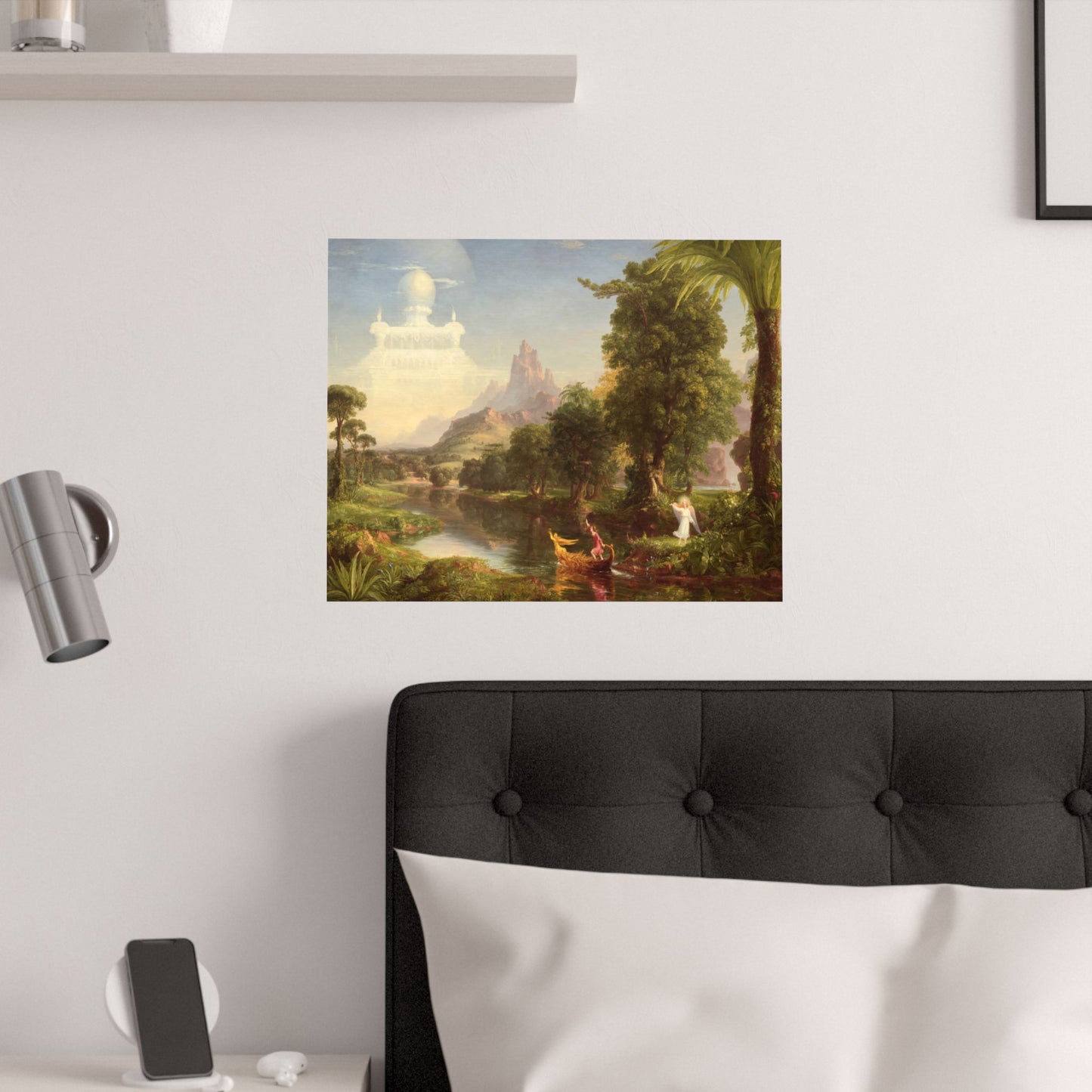 Cole. Thomas - The Voyage of Life: Youth (1842) - Satin Posters