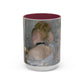 Morisot, Berthe - Woman at Her Toilette (1880) - Colorful Accent Mugs