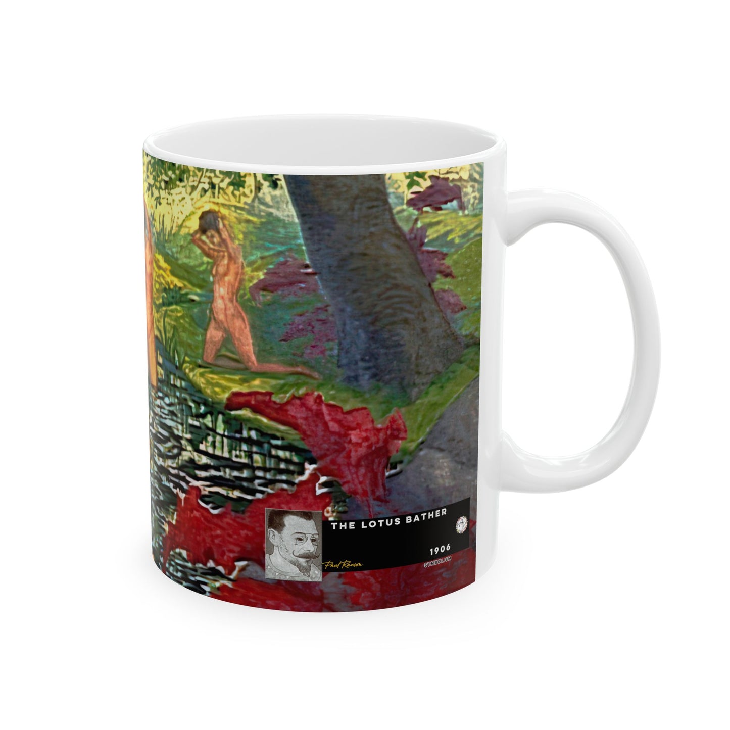 Ranson, Paul - The Lotus Bather (1906) - Ceramic Mug