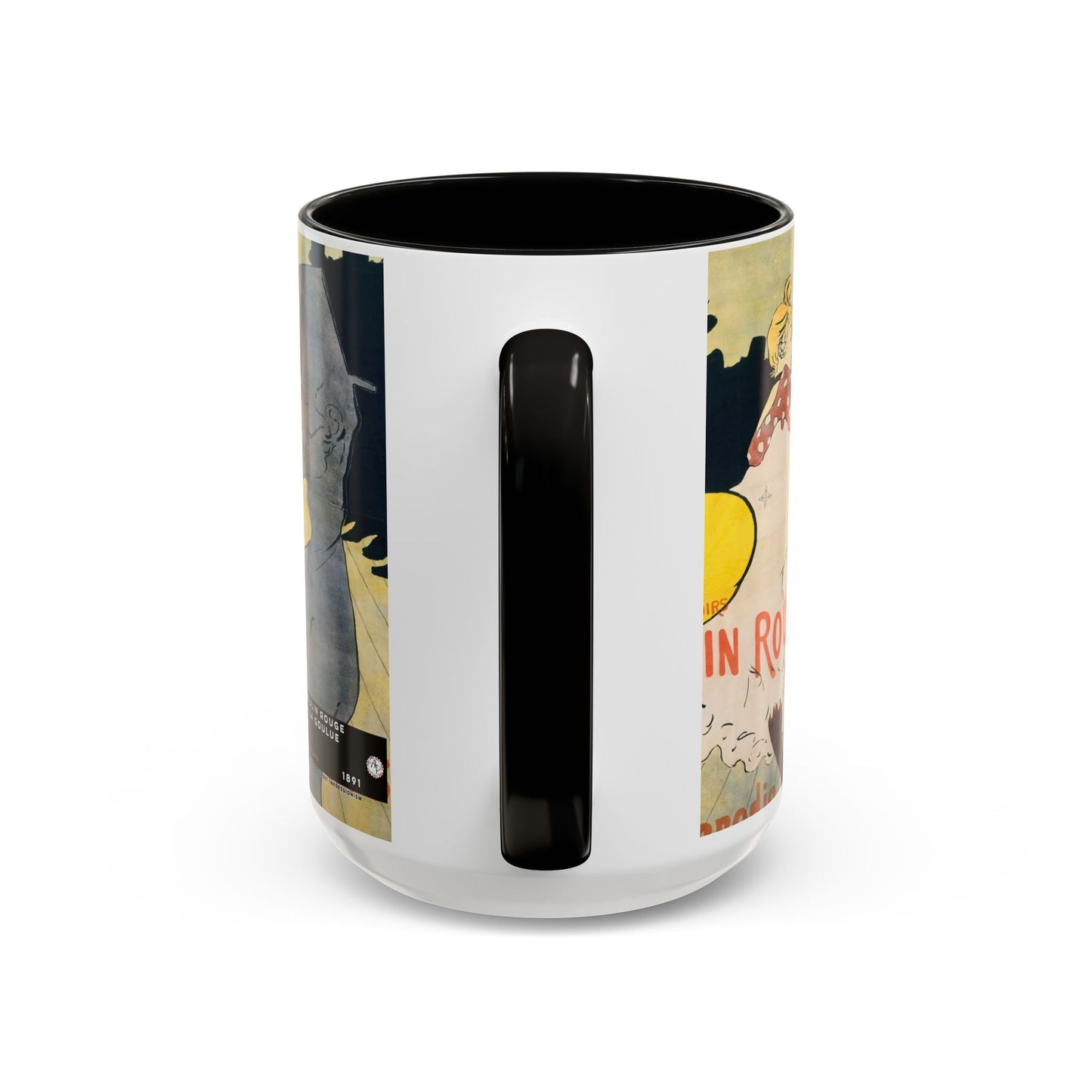Toulouse-Lautrec, Henri - Moulin Rouge - La Goulue (1891) - Colorful Accent Mugs