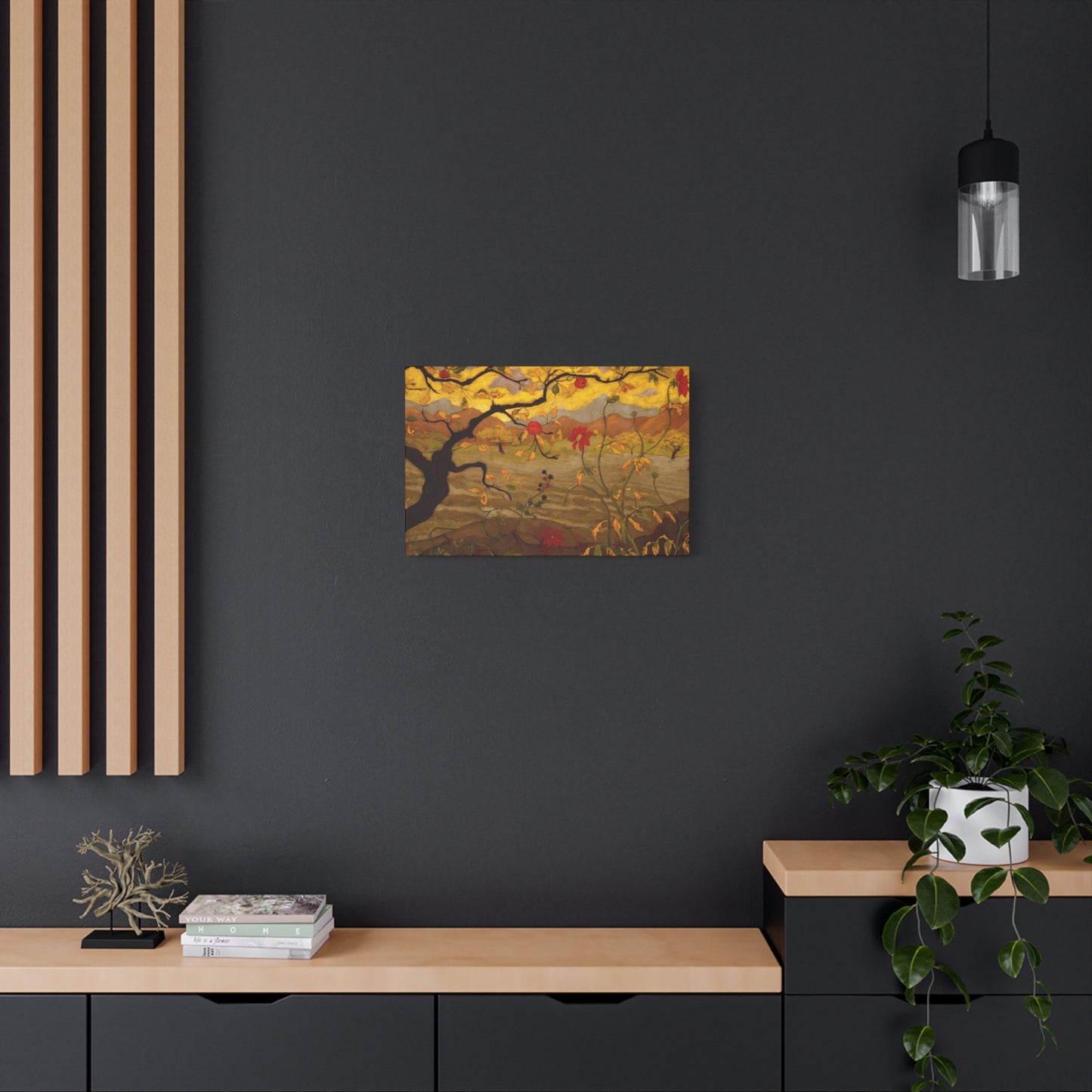 Ranson, Paul - Apple Tree with Red Fruit (1902) - Canvas Block, unframed