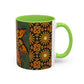 Pacio, Adam - Monarch Butterfly Mandala - Colorful Accent Mugs