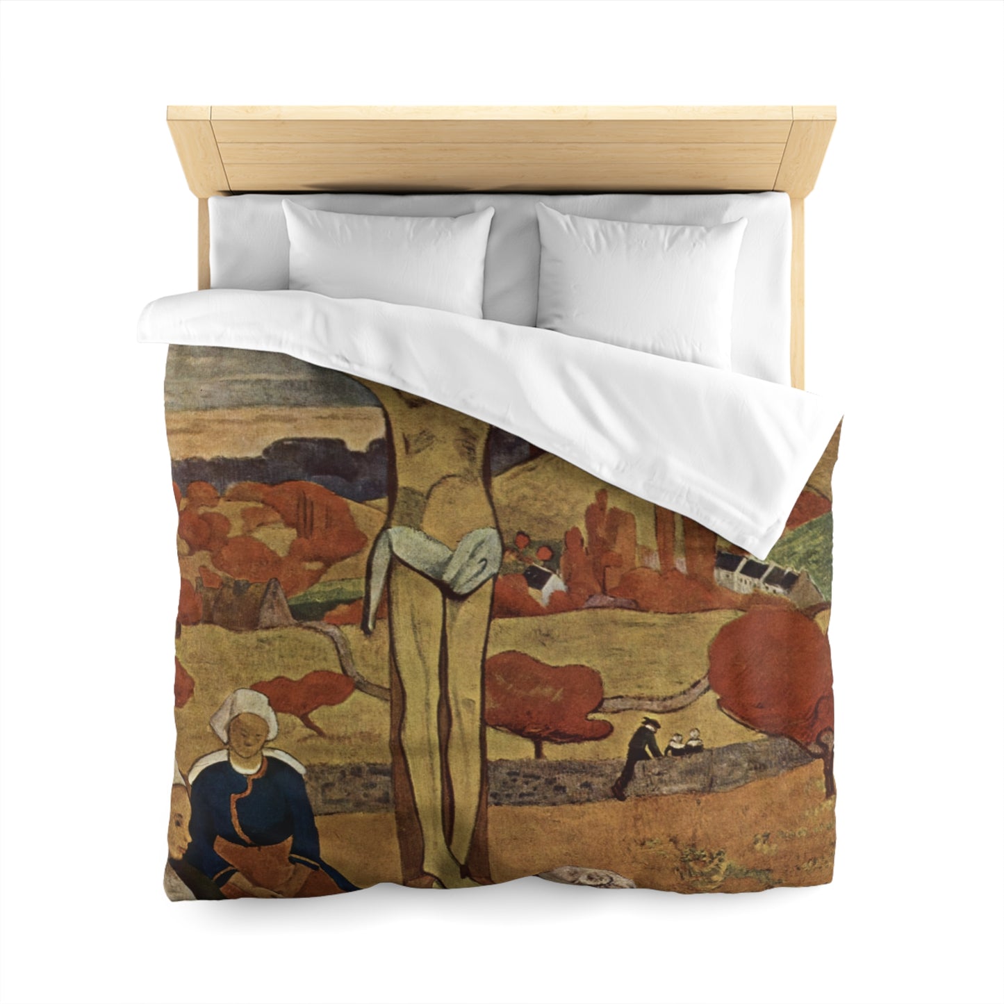 Gauguin, Paul - The Yellow Christ (1889) - Microfiber Duvet Cover