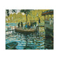 Monet, Claude - La Grenouillere (1869) - Canvas Block, unframed