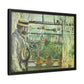 Morisot, Berthe - Eugene Manet on the Isle of Wight (1875) - Matte Canvas, Framed