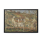Pissarro, Camille - Red Roofs, Corner of a Village in Winter (1877) - Matte Canvas, Framed