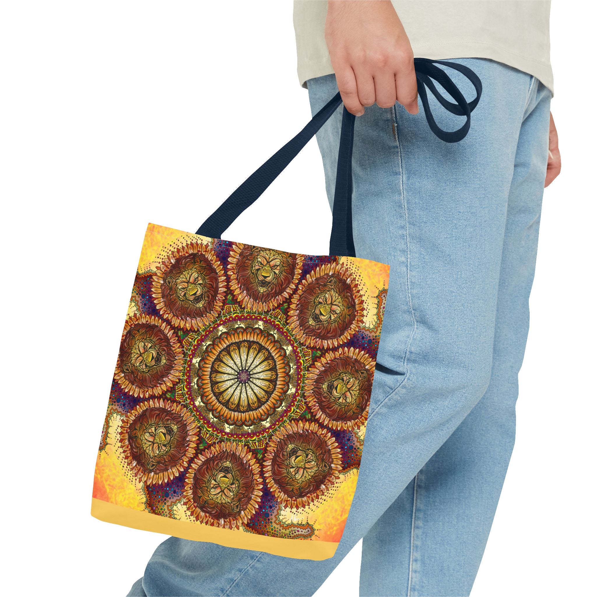 Lion Summer Mandala - Tote Bag