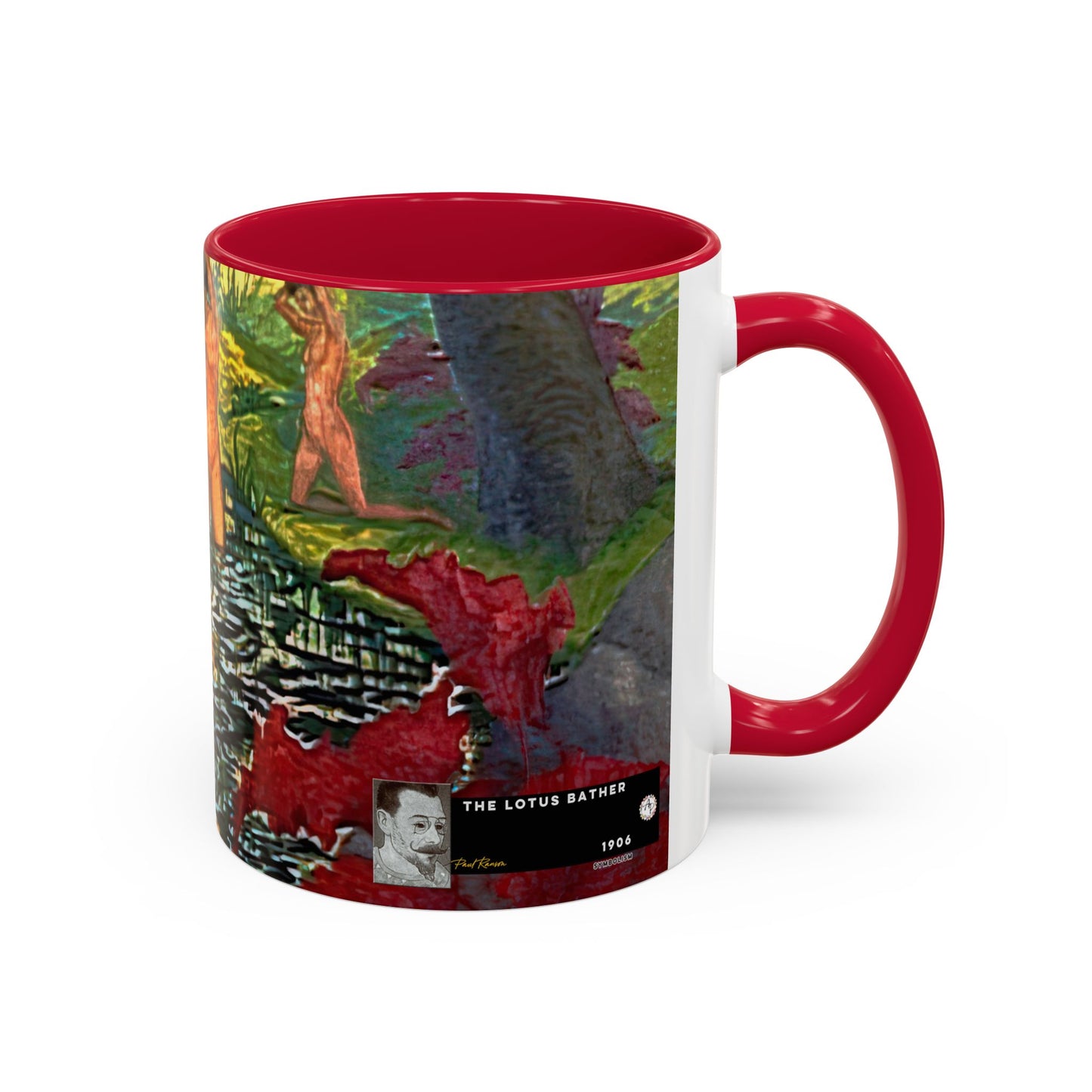Ranson, Paul - The Lotus Bather (1906) - Colorful Accent Mugs