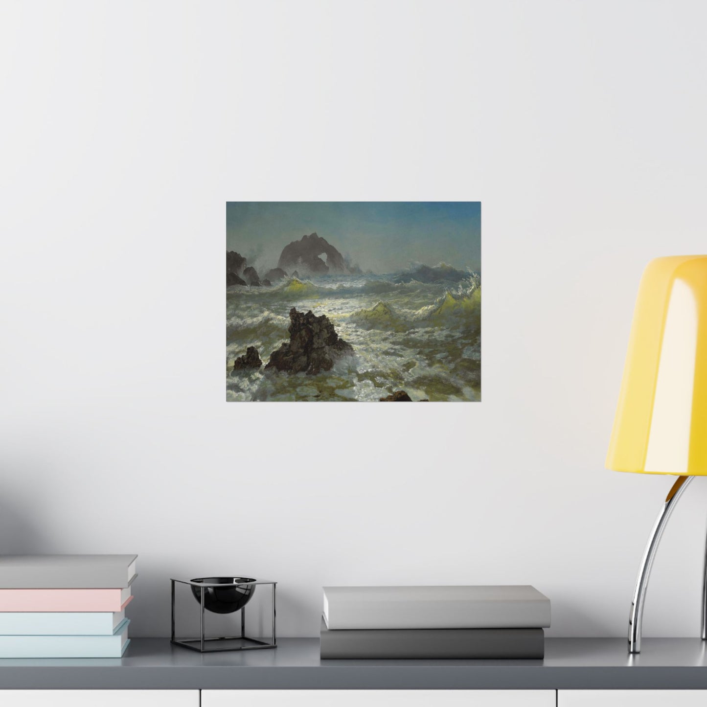 Bierstadt, Albert - Seal Rock (1872) - Satin Posters