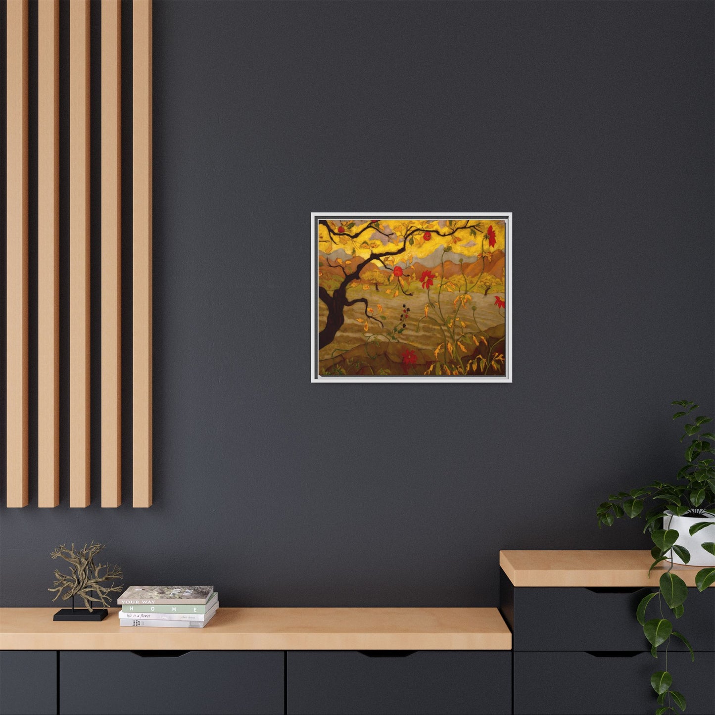 Ranson, Paul - Apple Tree with Red Fruit (1902) - Matte Canvas, Framed